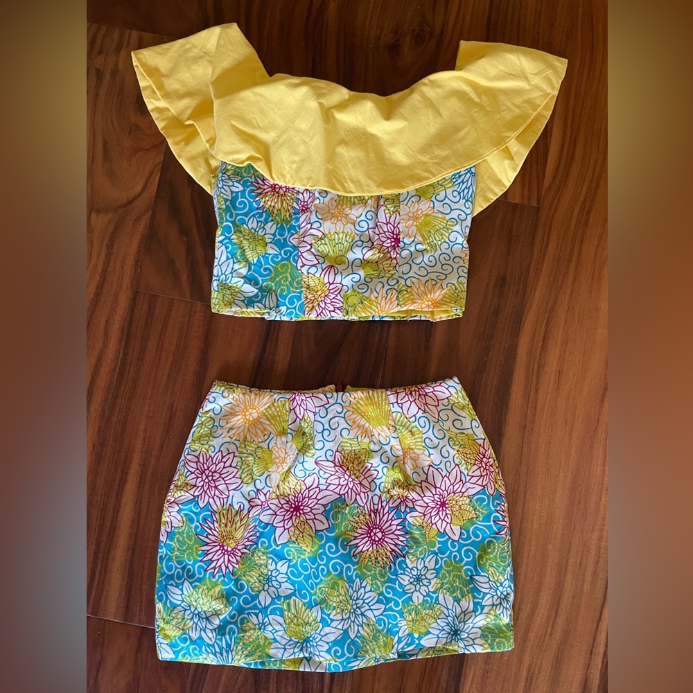 AUTHENTIC PAGNE - two piece skirt set